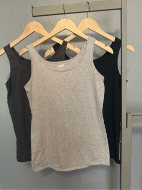 Duluth No Yank Tanks — Gray, Charcoal, Black (Set of 3)